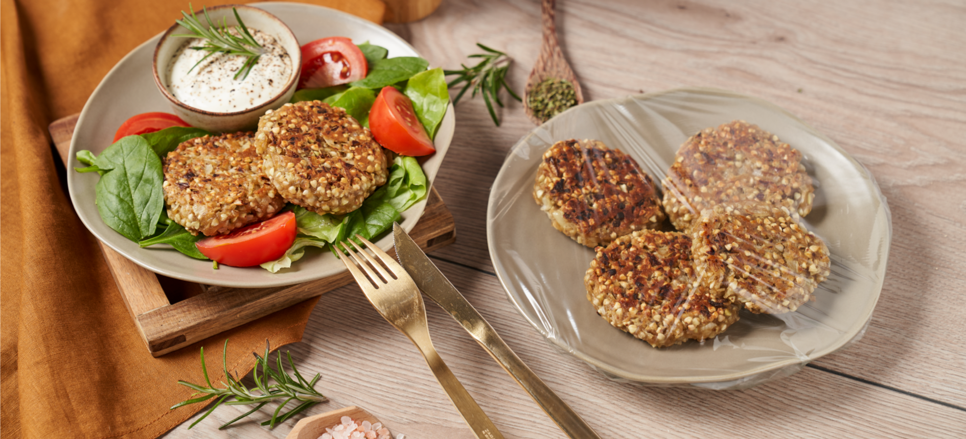 Boekweitburgers: restjes verwerken gemakkelijk gemaakt