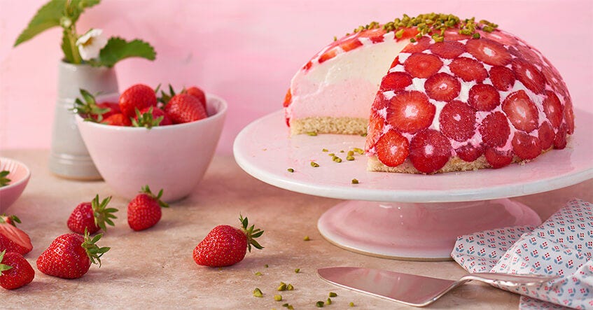 Aardbeienbombe: het hoogtepunt voor de zomer