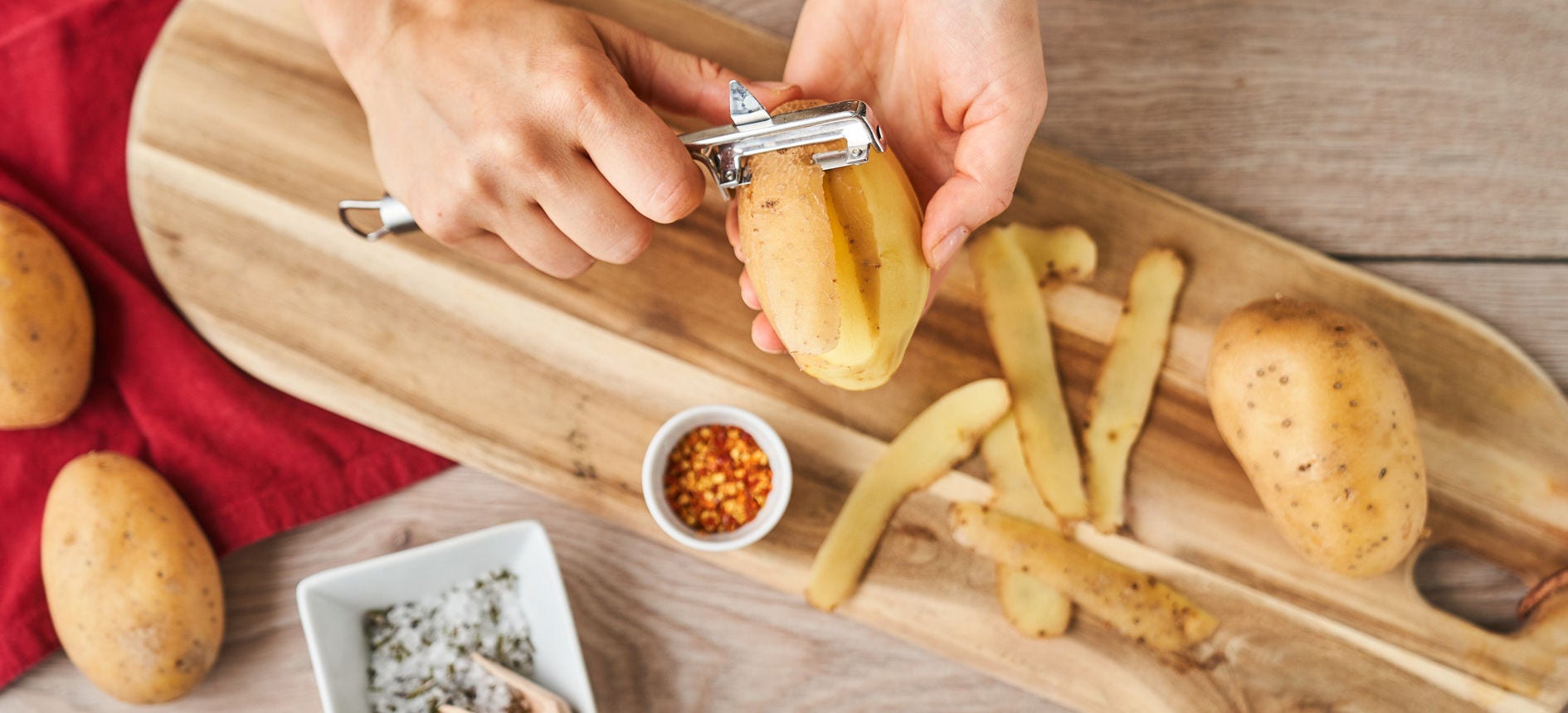Chips gemaakt van aardappelschillen: jouw zero waste snack
