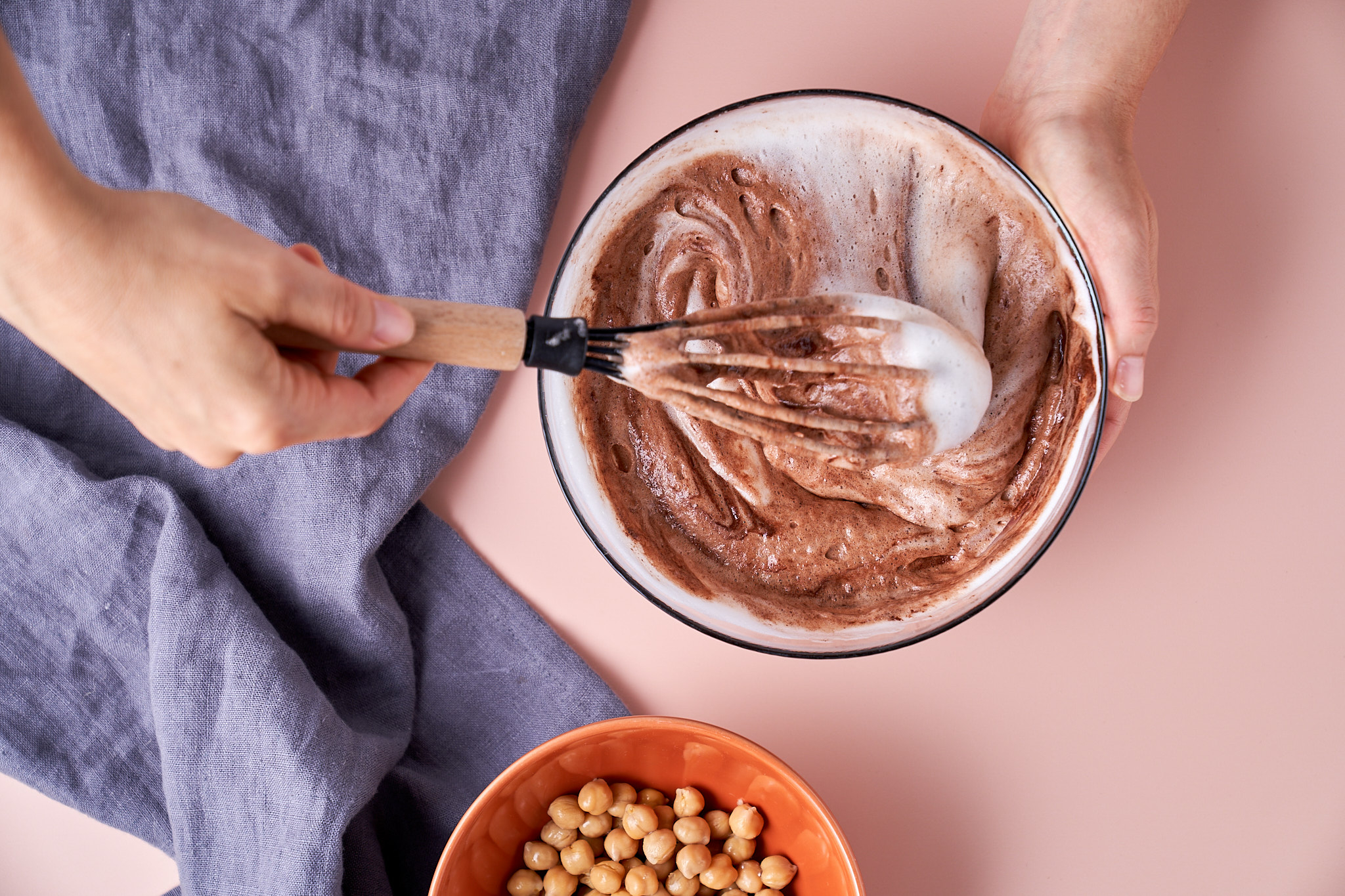 Recept voor een kikkererwtendessert: vegan chocolademousse