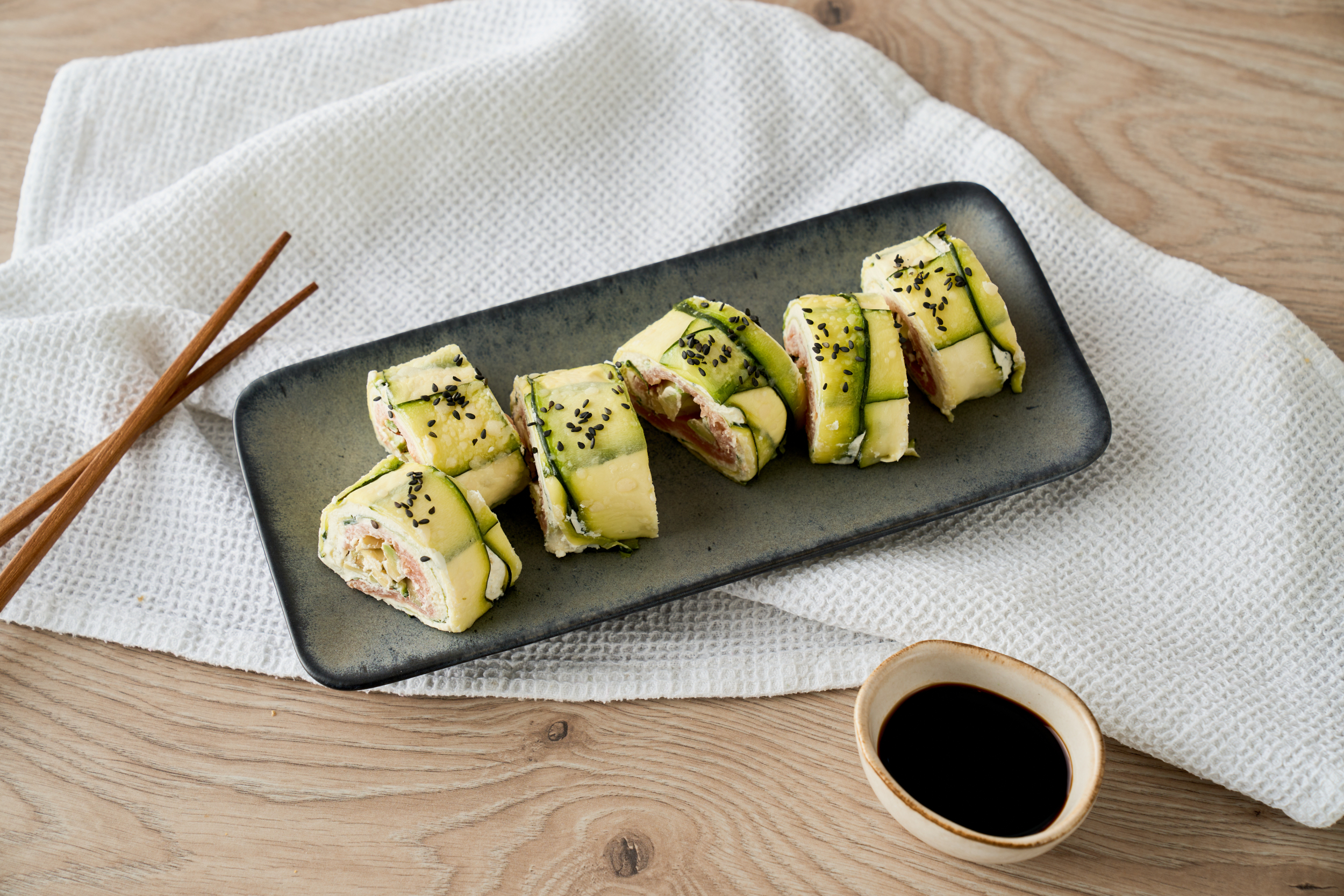 Snel fingerfood: sushirecept met courgette
